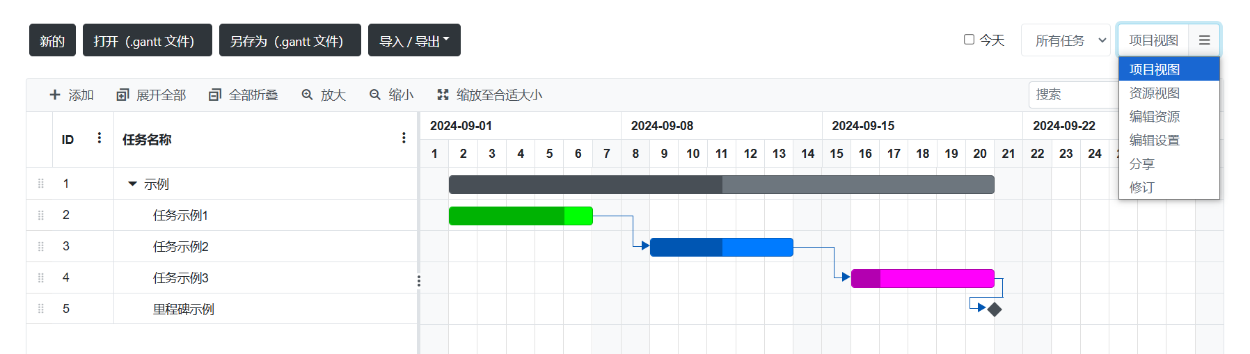 免费在线甘特图软件